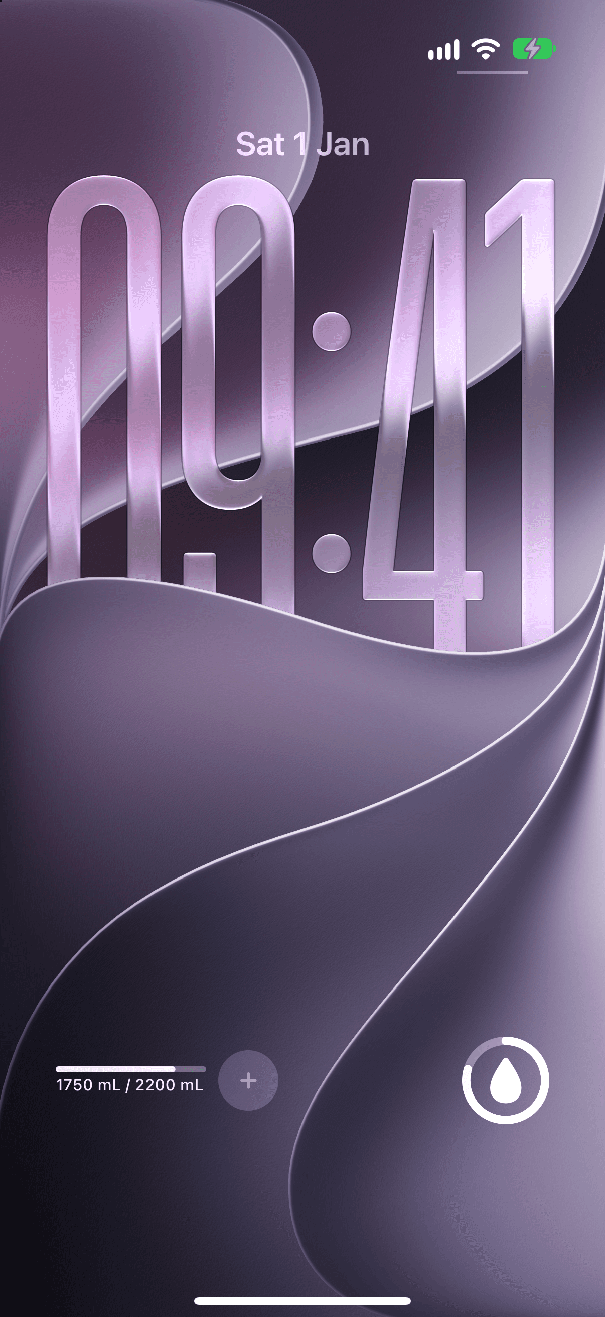 Freyja widgets on the Lock Screen